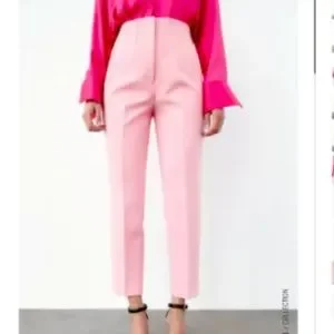 Zara | Pants & Jumpsuits | New Zara Pink High Waisted